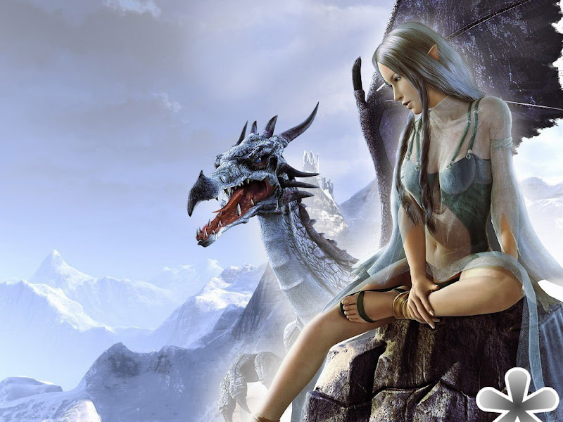 The Beauty And Snow Dragon, Dragons