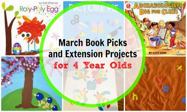 March Book Picks and Project Ideas for 4 Year Olds March Book Picks and Project Ideas for 4 Year Olds
