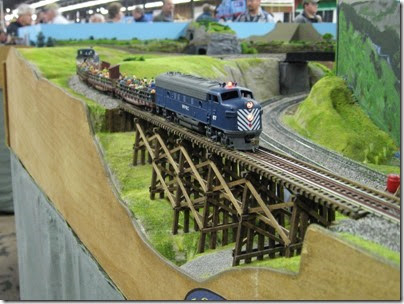 IMG_5619 Waterville Plateau F7A #67 on the LK&R HO-Scale Layout at the WGH Show in Portland, OR on February 18, 2007