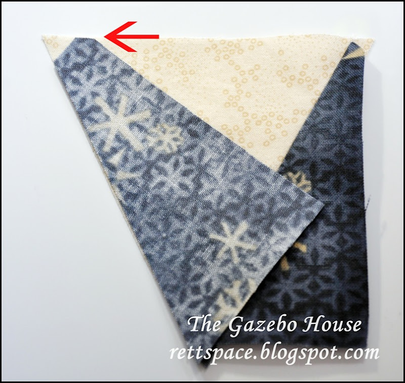 Indigo Stars quilt 011