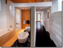 Beautiful Swanwick Ranch House bathroom in front of the Ocean