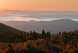 c0 The Blue Ridge Mountains in Autumn, from http://4pphotoblog.blogspot.com