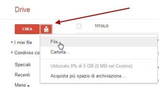 caricare-google-drive