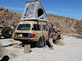 Jan and "Betsy" the HJ60 LandCruiser