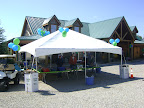 Cycle NC 2011 - Almost there Day 1.  Autumn Creek Vinyards in Rockinham County Volunteers welcome the riders