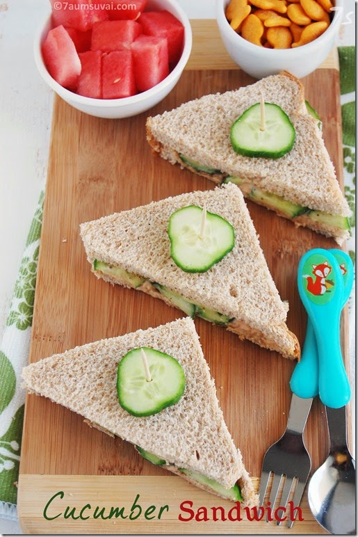 Cucumber sandwich 
