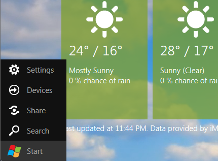 weather fahrenheit celsius change windows charm metro app settings