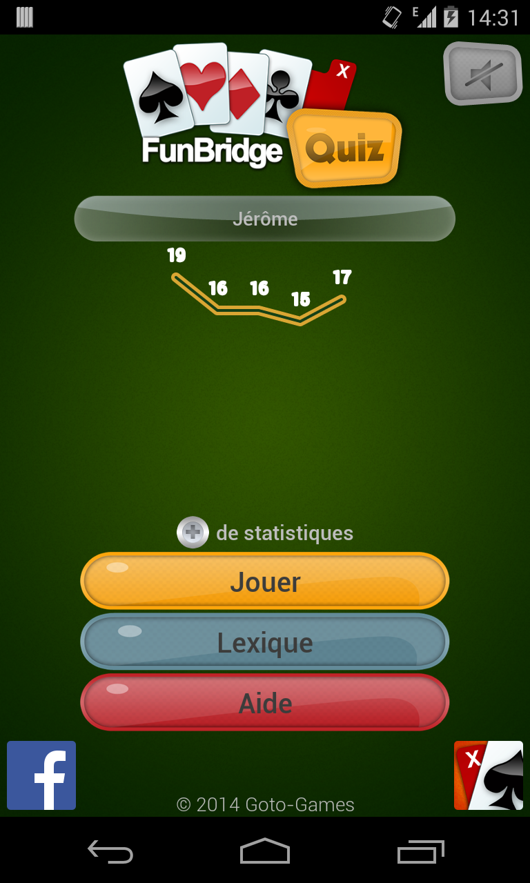 Android application Fun Bridge Quiz screenshort