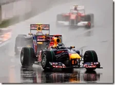 Le due Red Bull davanti ad Alonso nel gran premio della Corea 2010