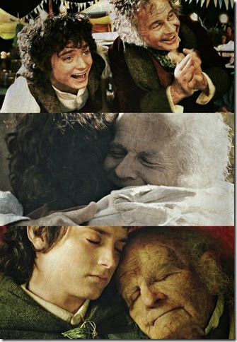 Frodo and Bilbo