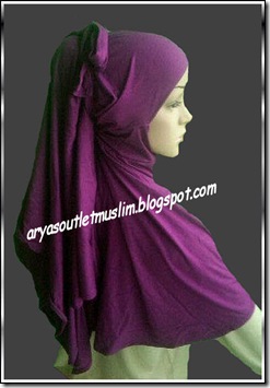 ponytail ungu violet