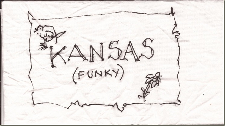 kansas map funky kansas map funky