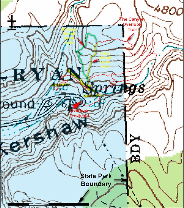 Kershaw-Ryan Trail Map