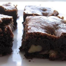 Amaretto Chocolate Brownies with Walnuts