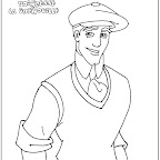coloriages du film la princesse et la grenouille
