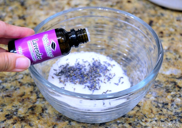 Homemade Lavender Bath Salts