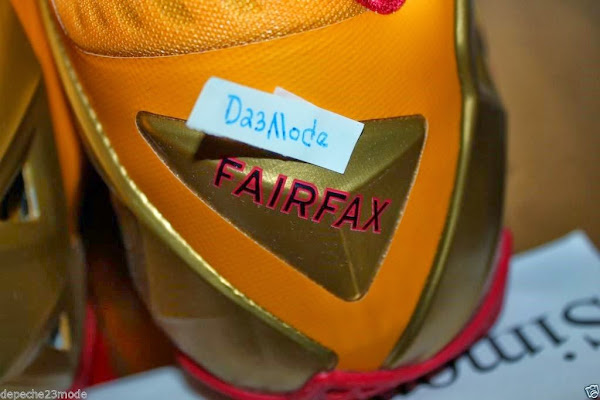 Nike LeBron XI 11 Fairfax Lions Away PE 8211 Detailed Look