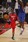 lebron james nba 130217 all star houston 60 game 2013 NBA All Star: LeBron Sets 3 pointer Mark, but West Wins