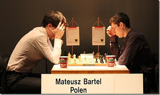 Mateusz vs Caruana, round 9, Dortmund Sparkassen Chess Meeting 2012 Germany