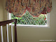 Leaded beveled diamond window.