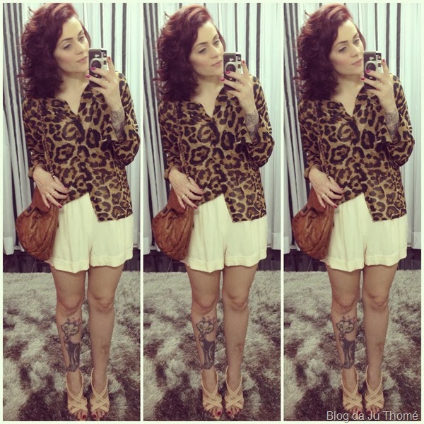 look camisa onça animal print e bermuda zara (1)