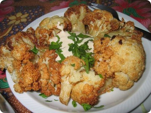 cucina libanese fried cauliflower