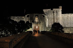 Pile Gate at night
