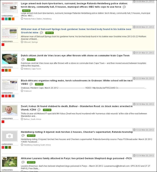 FARMITRACKER CRIME REPORTS MAR 21 2012 FARMITRACKER CRIME REPORTS MAR 21 2012