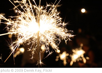 'Sparklers!' photo (c) 2009, Derek Key - license: http://creativecommons.org/licenses/by/2.0/