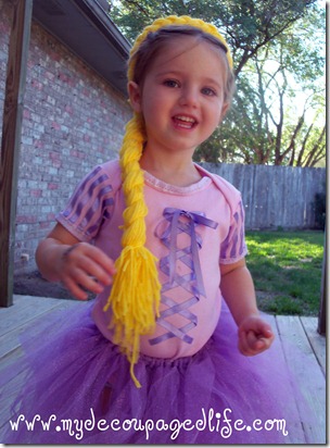  diy Rapunzel halloween costume