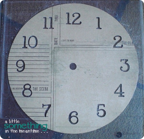 Clock Face Die Cut