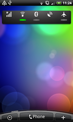 Dazzle widget på startside Dazzle widget på startside