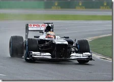 Maldonado nelle qualifiche del gran premio d'Australia 2013