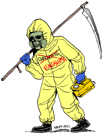 'Slouching Toward Fukushima', by Carlos Latuff, 13 March 2011.