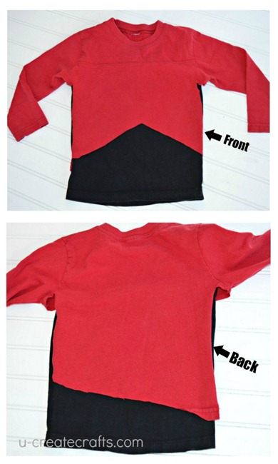 Star Trek Costume Front Back