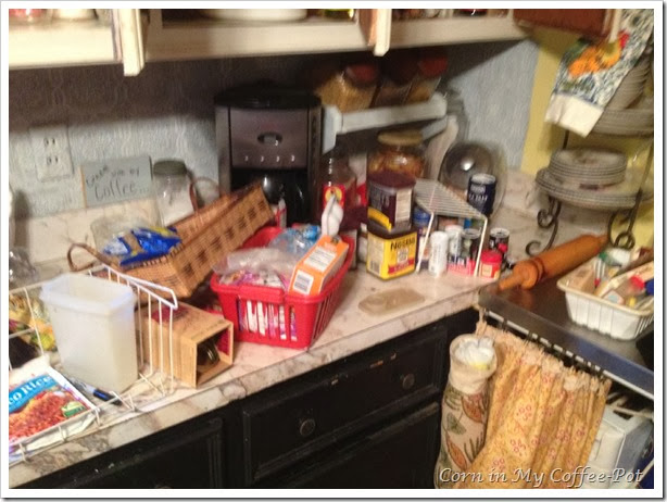 Finding Pantry Space-the clean out