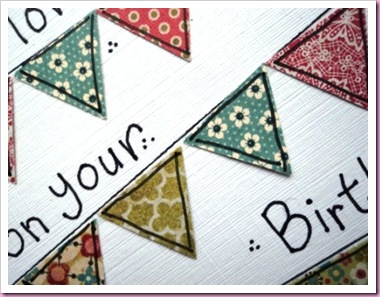 Bunting card 1 Bunting card 1