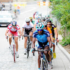 Eritrean Daniel Abraham from the Marco Polo Cycling Team leading in the Druivekoers Overijsse in Belgium. (photo: Gerd Ramme)