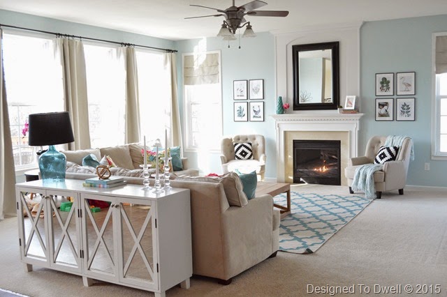 Colorful Family Room Colorful Family Room