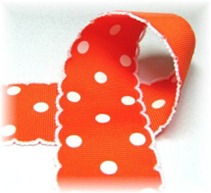 moonstitch orange polks moonstitch orange polks