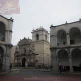 Praça de Armas - Arequipa - Peru - Detalhe da Igreja da Cia. de Jesus