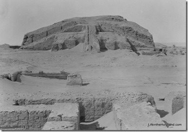 Ur, Ziggurat from east, mat13196
