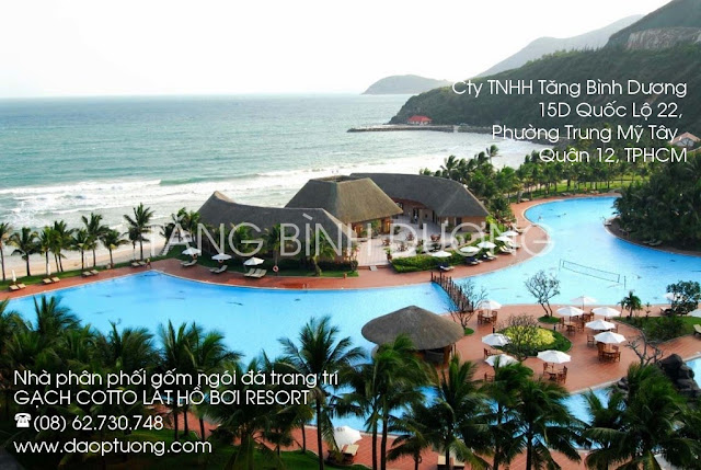 Gạch lát hồ bơi resort gach lat ho boi resort