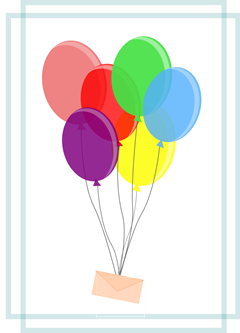 imagen globos y carta con recuadro2 imagen globos y carta con recuadro2