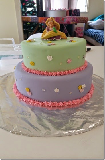 Rapunzel bday cake