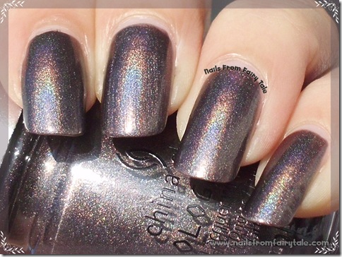 China Glaze HoloGlam Collection Galactic gray