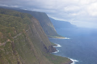 2000ft cliff walls on north shore Molokai