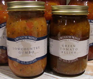 #LCPLC3105 Lowcountry Gumbo 16oz $9.00  32oz $13.00
#LCPLC2125 Green Tomato Relish 16oz $9.50
