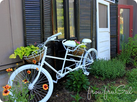 Tandem Bike Planter