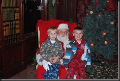 boys with santa